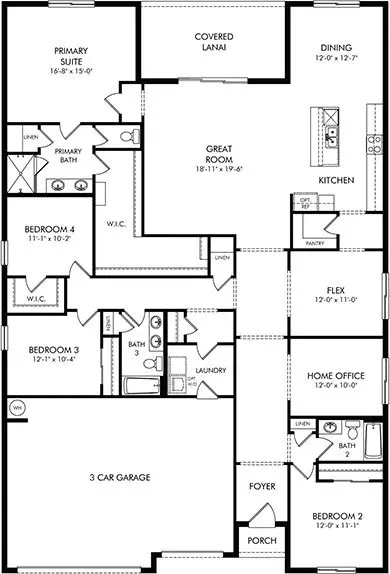 Floorplan - 2389 Citrus Bloom Dr, Bartow, FL 33830 photo 1 of 1
