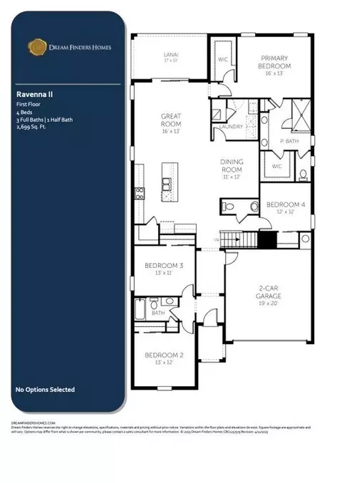 Floorplan - 7815 Glen Lily Pl, Parrish, FL 34219 photo 1 of 2