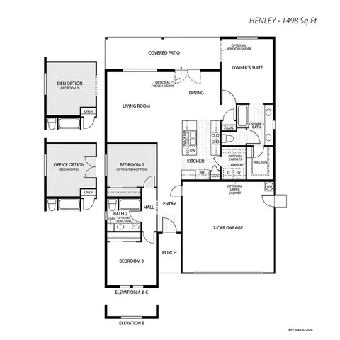 Floorplan - 701 S Plum Ct, Dinuba, CA 93618 photo 1 of 1