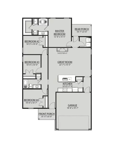 Floorplan - 48182 Grassland St, Robert, LA 70455 photo 1 of 1