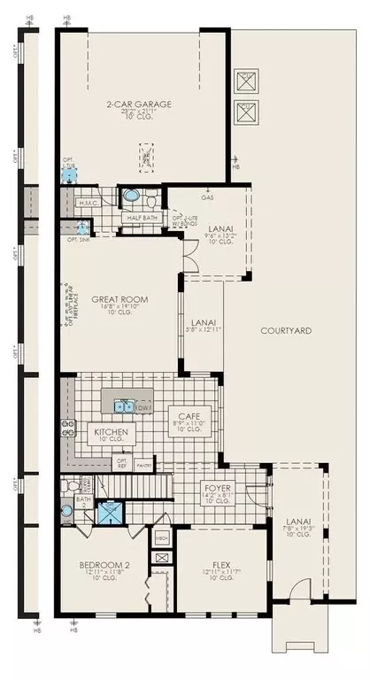 Floorplan - 2463 Spur Dr, Melbourne, FL 32940 photo 1 of 2