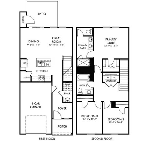 Floorplan - 102 Kerwin Ct, Greer, SC 29651 photo 1 of 1