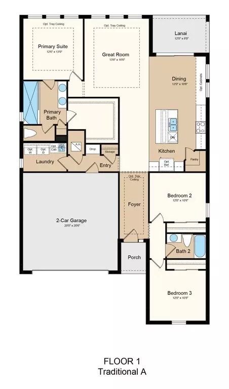 Floorplan - 5292 Goldfinch Dr, Saint Cloud, FL 34771 photo 1 of 2