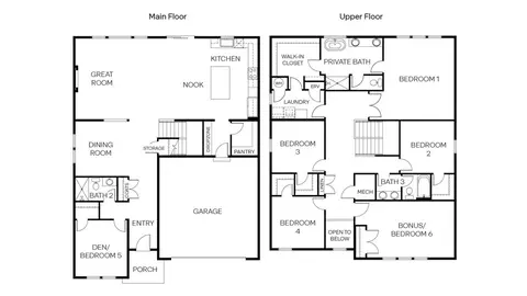 Floorplan - 9810 36th St E, Edgewood, WA 98371 photo 2 of 2