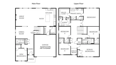 Floorplan - 9810 36th St E, Edgewood, WA 98371 photo 1 of 2