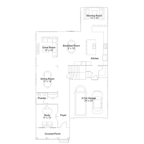 Floorplan - 17055 Gathering St, Boyds, MD 20841 photo 1 of 9