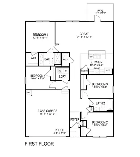Floorplan - 209 Koslin Loop, Calera, AL 35040 photo 2 of 3