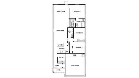 Floorplan - 15415 Mint Patch Mdw, Von Ormy, TX 78073 photo 1 of 1
