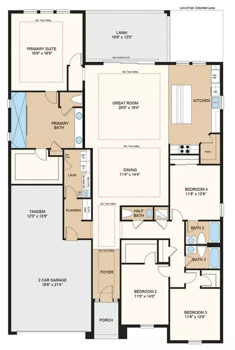 Floorplan - 3862 Windward Dr, Cocoa, FL 32926 photo 1 of 2
