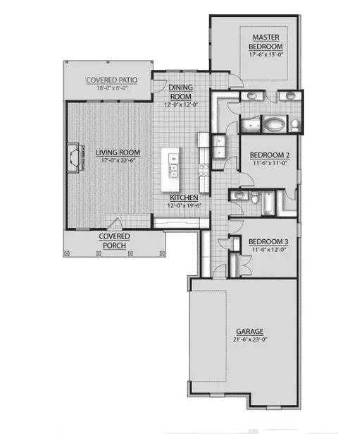 Floorplan - 365 Stack Dr, Thibodaux, LA 70301 photo 1 of 1