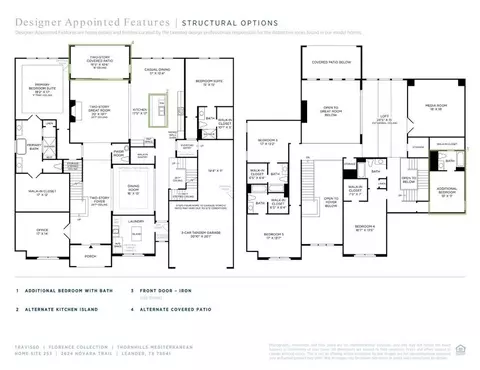 Floorplan - 2624 Novara Trl, Leander, TX 78641 photo 2 of 2