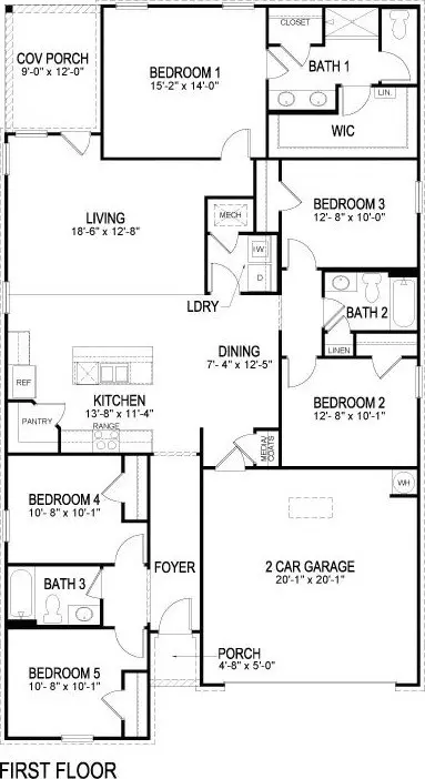Floorplan - 104 Murphy Ln, Madison, AL 35756 photo 1 of 1