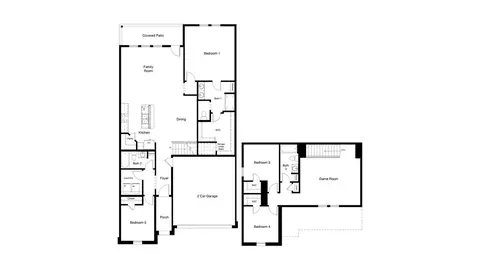 Floorplan - 5313 Legends Way, Krum, TX 76249 photo 1 of 1