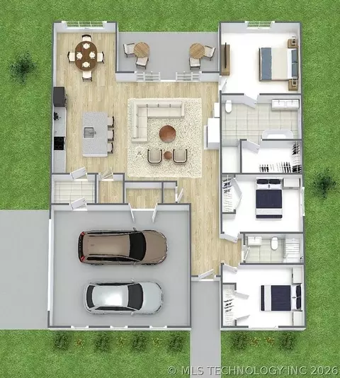 Floorplan - 11372 Forest View Ln, Sperry, OK 74073 photo 1 of 2