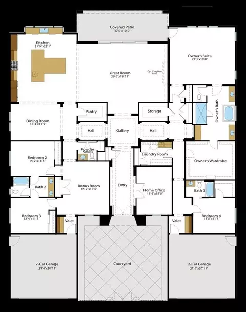 Floorplan - 20243 Ventana Hills Dr, Clovis, CA 93619 photo 1 of 1