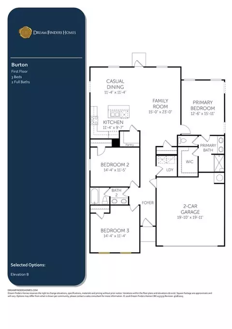 Floorplan - 169 Squires Run Ln, Richlands, NC 28574 photo 2 of 2