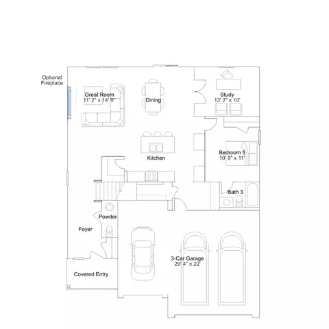 Floorplan - 1531 Pine Cir, Franklin, IN 46131 photo 2 of 4