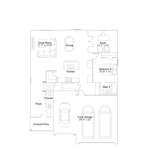 Floorplan - 1531 Pine Cir, Franklin, IN 46131 photo 1 of 4