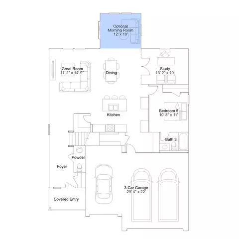 Floorplan - 1531 Pine Cir, Franklin, IN 46131 photo 3 of 4