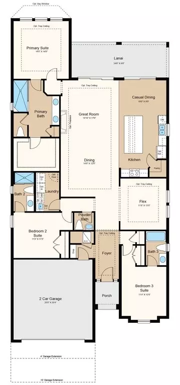 Floorplan - 10614 Eclipse St, Sarasota, FL 34241 photo 1 of 2