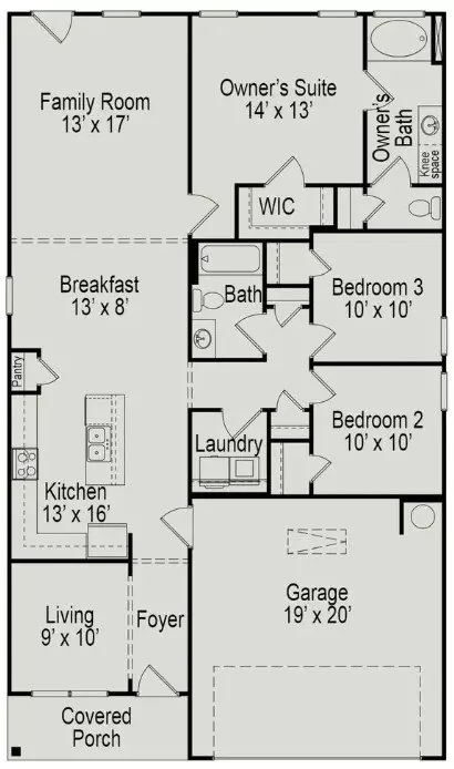 Floorplan - 33672 Brookstone Loop, Loxley, AL 36551 photo 1 of 1