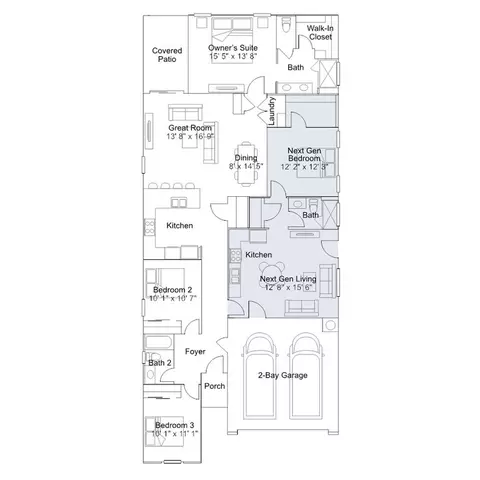 Floorplan - 2291 W Rutledge Ave, Apache Junction, AZ 85120 photo 1 of 1