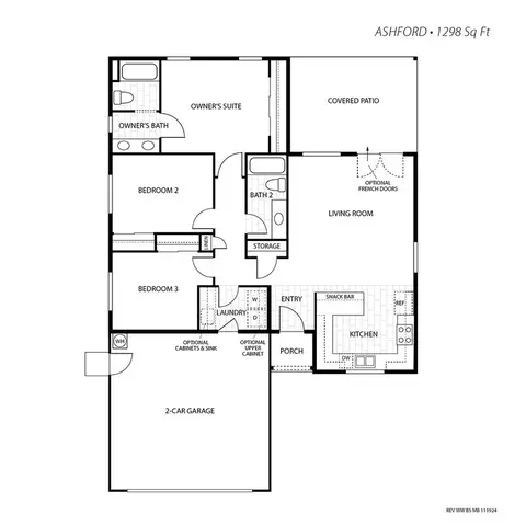 Floorplan - 701 S Plum Ct, Dinuba, CA 93618 photo 1 of 1