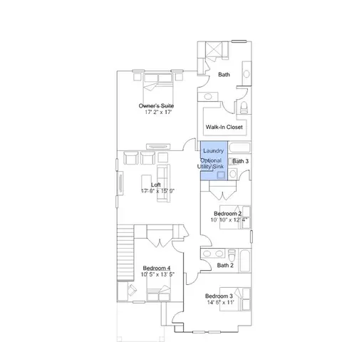 Floorplan - 425 Cedar Barn Ln, Garner, NC 27529 photo 5 of 5
