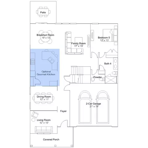 Floorplan - 327 Hazelmount Rd, Gilbert, SC 29054 photo 2 of 6