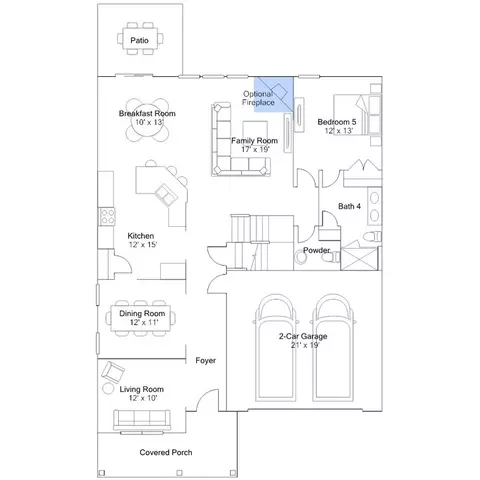 Floorplan - 327 Hazelmount Rd, Gilbert, SC 29054 photo 4 of 6