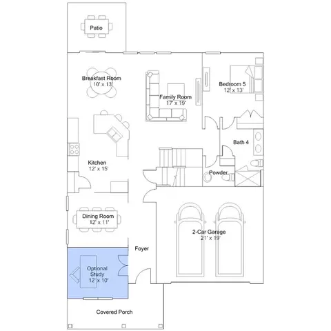 Floorplan - 327 Hazelmount Rd, Gilbert, SC 29054 photo 3 of 6