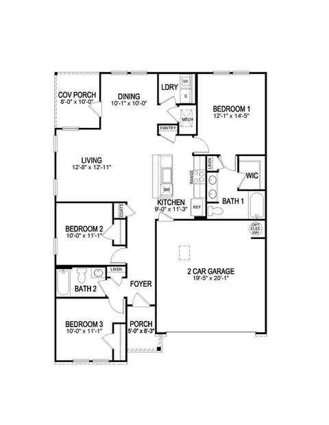 Floorplan - 40781 Cara Mae St, Slidell, LA 70461 photo 2 of 2