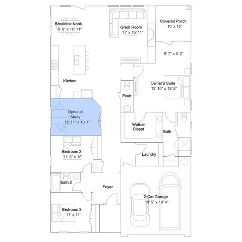 Floorplan - 503 Adhurst Dr, Enoree, SC 29335 photo 2 of 2