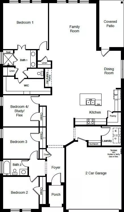 Floorplan - 16828 Stack St, Justin, TX 76247 photo 1 of 1