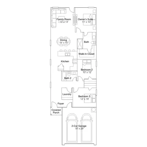 Floorplan - 6063 Skipping Way, Von Ormy, TX 78073 photo 1 of 1