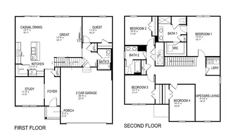 Floorplan - 2100 Overlook Way, Newark, OH 43055 photo 1 of 1