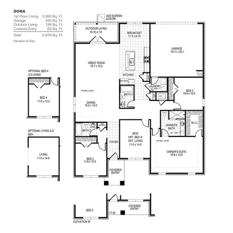 Floorplan - 3630 Mahogany Dr, Pace, FL 32571 photo 1 of 1