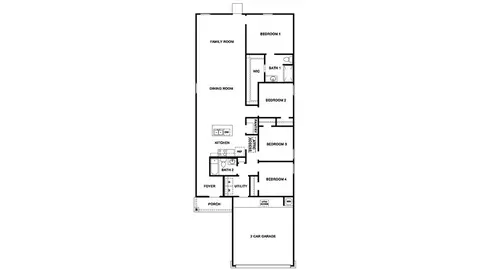 Floorplan - 1412 Sequoia Park, Adkins, TX 78101 photo 1 of 1