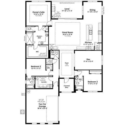 Floorplan - 1400 Bellagio Loop, Tavares, FL 32778 photo 1 of 1