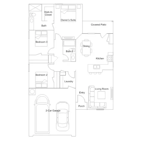 Floorplan - Blackberry Ridge Dr., Mcloud, OK 74851 photo 1 of 1