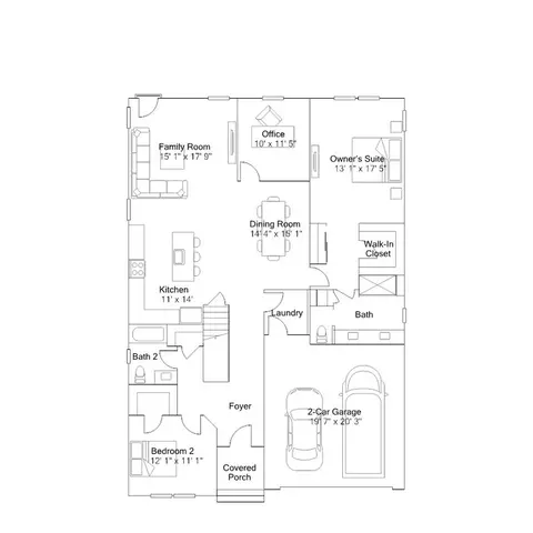 Floorplan - 2405 Greyfriar Loop, Middletown, DE 19709 photo 1 of 8