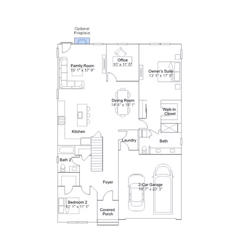 Floorplan - 2405 Greyfriar Loop, Middletown, DE 19709 photo 2 of 8
