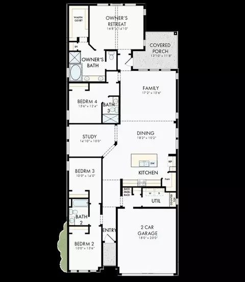 Floorplan - 15314 Le Reve Ln, Conroe, TX 77302 photo 1 of 1
