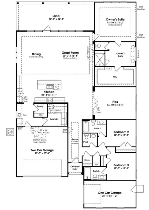 Floorplan - 4006 Cresswind Blvd, Monroe, NC 28110 photo 1 of 1