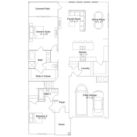 Floorplan - 165 Dreyer, Kyle, TX 78640 photo 1 of 2