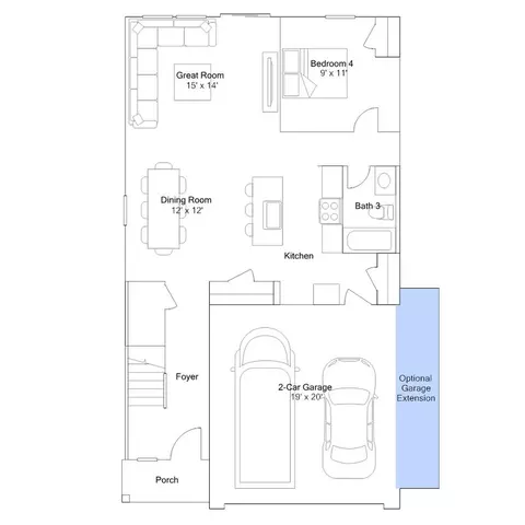 Floorplan - 7210 Honeysuckle Ct, Pendleton, IN 46064 photo 2 of 5