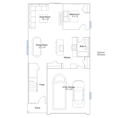 Floorplan - 7210 Honeysuckle Ct, Pendleton, IN 46064 photo 3 of 5