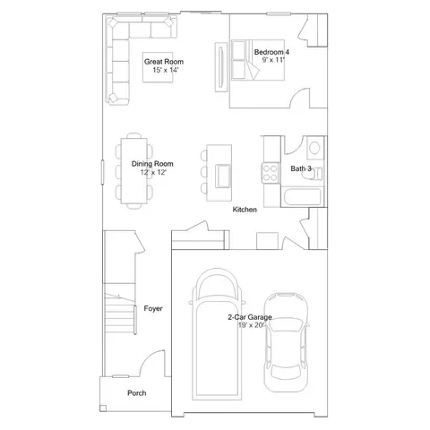 Floorplan - 7210 Honeysuckle Ct, Pendleton, IN 46064 photo 1 of 5
