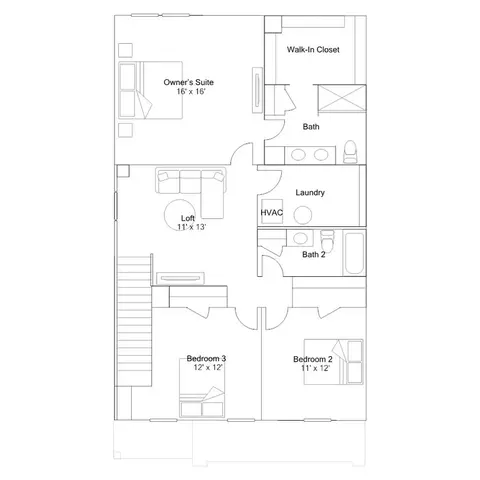 Floorplan - 7210 Honeysuckle Ct, Pendleton, IN 46064 photo 4 of 5
