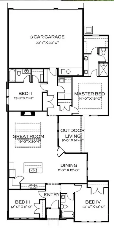 Floorplan - 6623 W Sollas Dr, Eagle, ID 83616 photo 1 of 1